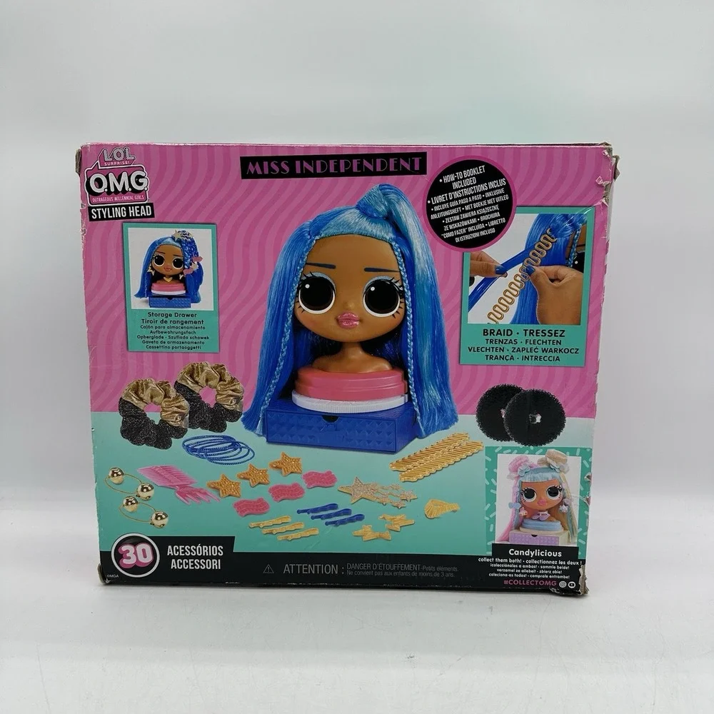 LOL Surprise! 572022 Miss Independent OMG Styling Head w/ Jewelry & Hair Acc.